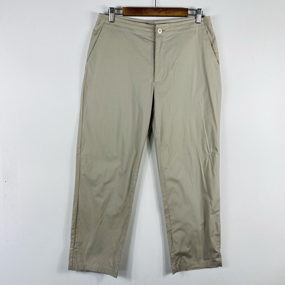 Patagonia Ankle Pants Women's 10 Beachcomber Organic Cotton Vintage Tan Khaki